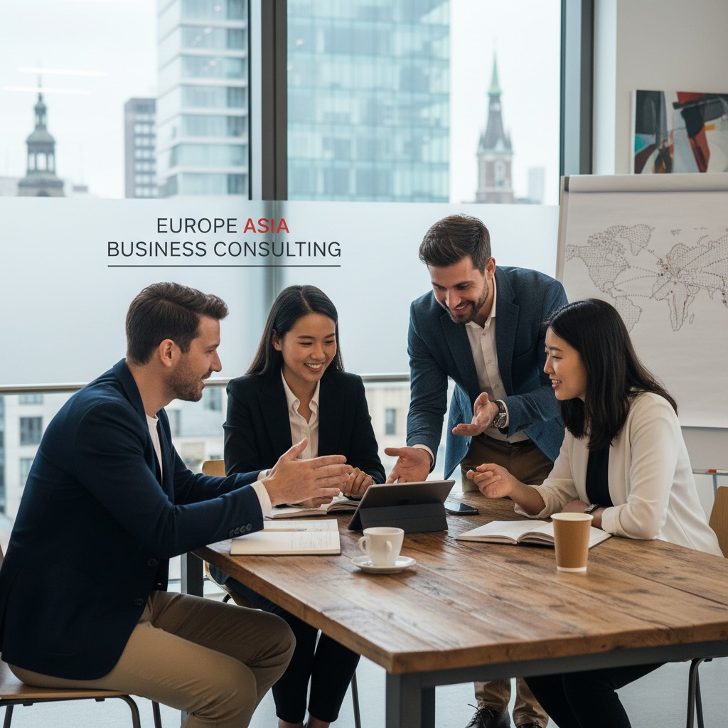 europe asia business consulting and the photo not over formal